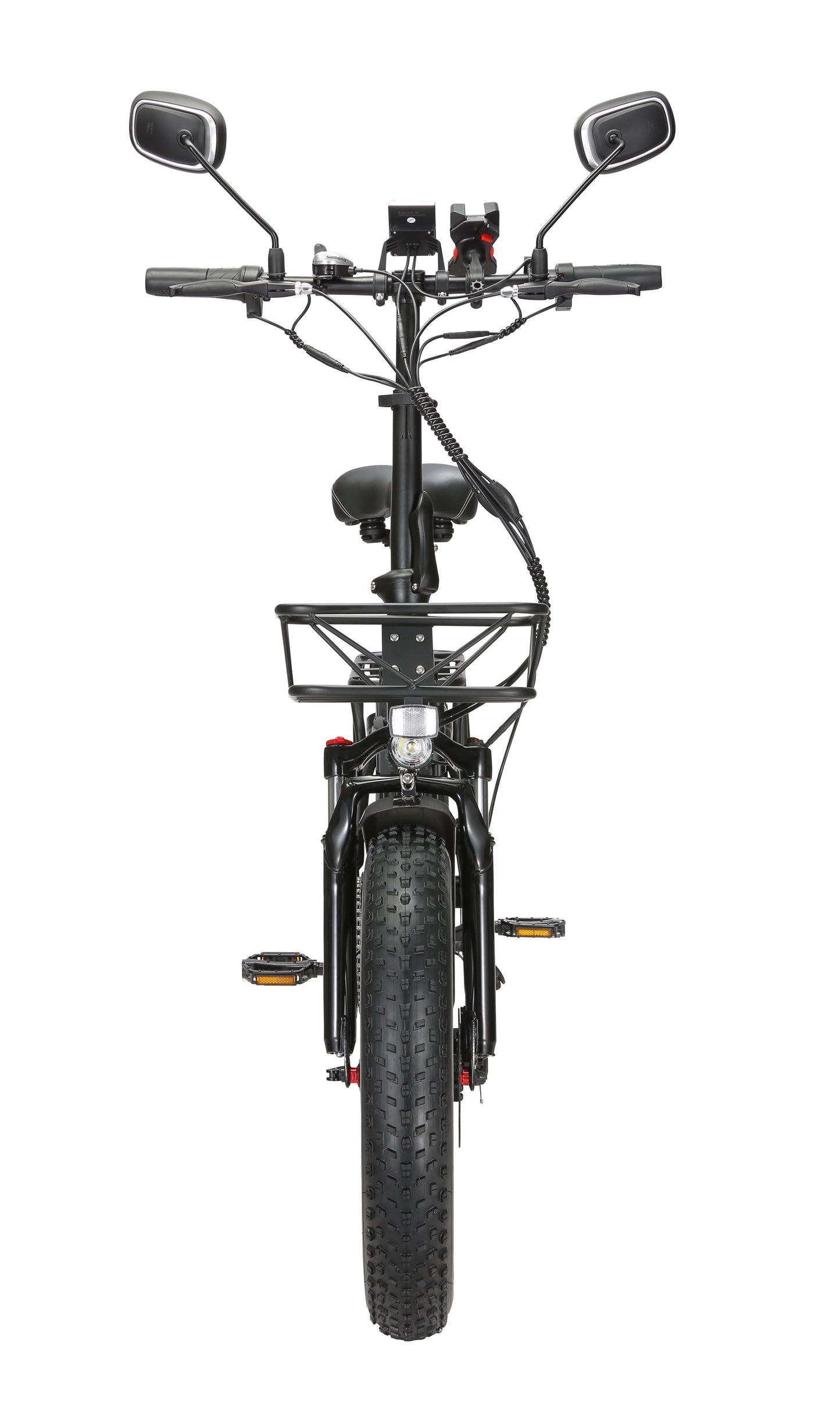 SINOHON A20 Folding Electric Bike 1000W Peak Motor, 48V 22Ah Removable Battery, 28MPH, 20"x4.0 Fat Tires, 7-Speed Ebike,IP65,Alloy Aluminum